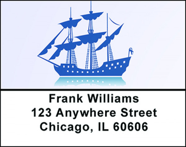 Vintage Sailing Boats Address Labels | LBBAL-82