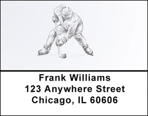 He Shoots - He Scores Address Labels | LBBAM-02