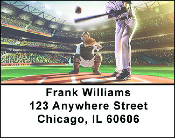 Baseball Strikes & Balls Address Labels | LBBAM-04
