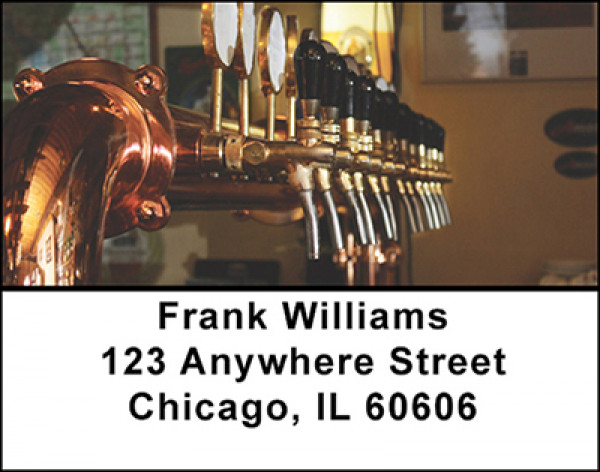 Craft Micro Beer Address Labels | LBBAM-41