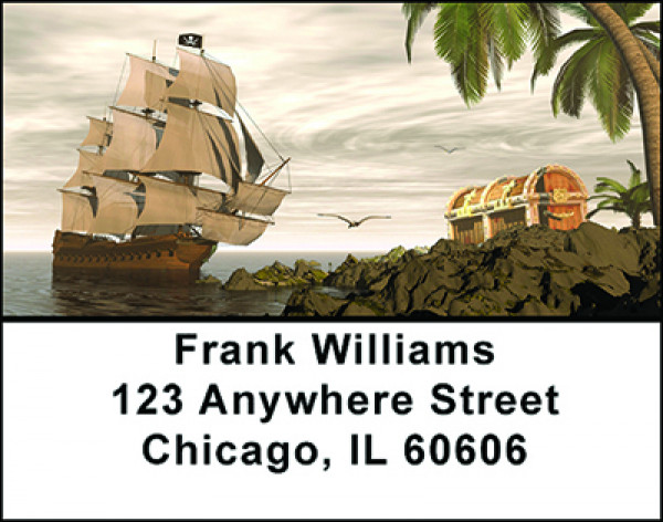 Pirates Bounty Address Labels | LBBAM-55