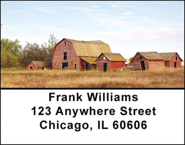 Vintage Farms & Barns Address Labels | LBBAM-77