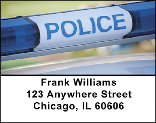 Police - Protect & Serve Address Labels | LBBAM-98
