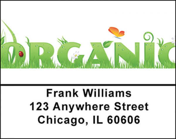 Organic Foods Address Labels | LBBAM-99