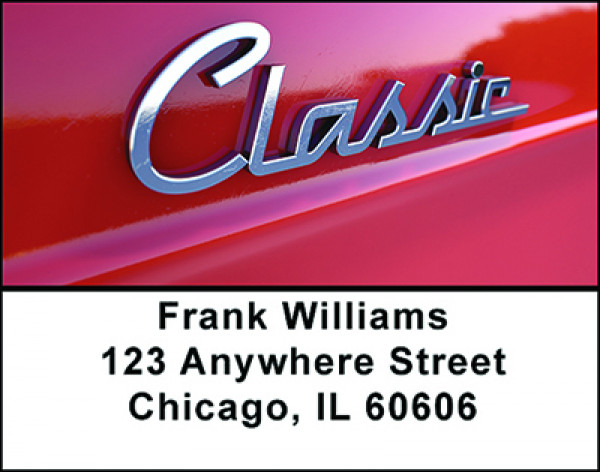 Classic Cars Address Labels | LBBAN-05