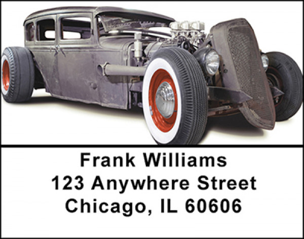 Rat Rod Address Labels | LBBAN-12