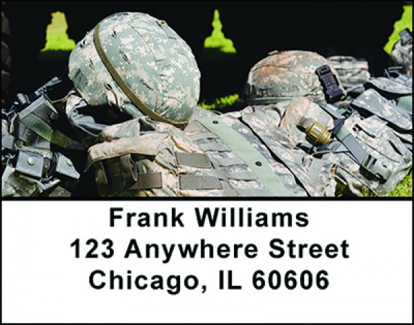 Military Combat Gear Address Labels | LBBAN-33