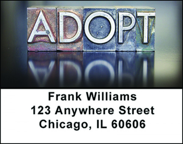 Adopt Address Address Labels | LBBAN-64