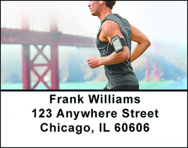 It's A Runner's World Address Labels | LBBAN-79