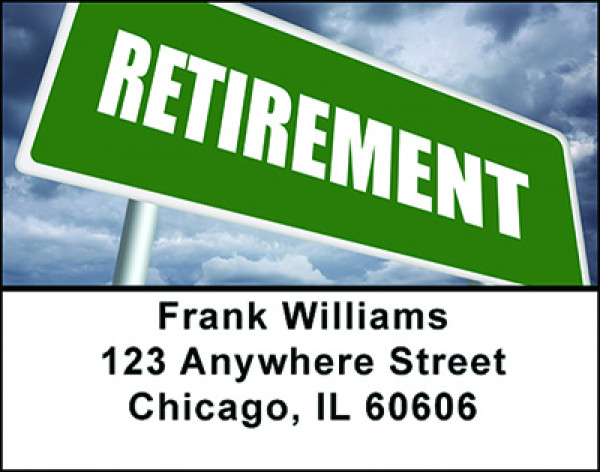 Retired and Love It Address Labels | LBBAN-93