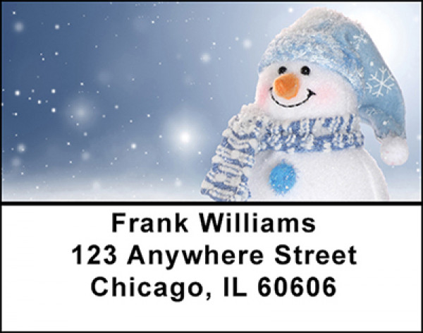 Winters Snowman Address Labels | LBBAO-04