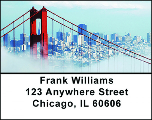 San Francisco Fun Address Labels | LBBAO-33