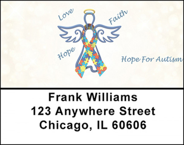 Hope For Autism Address Labels | LBBAP-20
