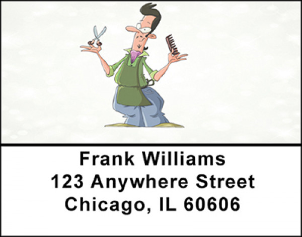 Barber - Stylist Address Labels | LBBAP-35