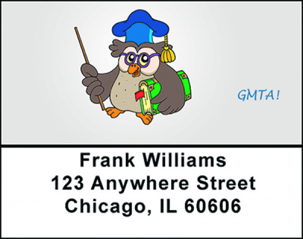 Texting Owls Address Labels | LBBAP-53