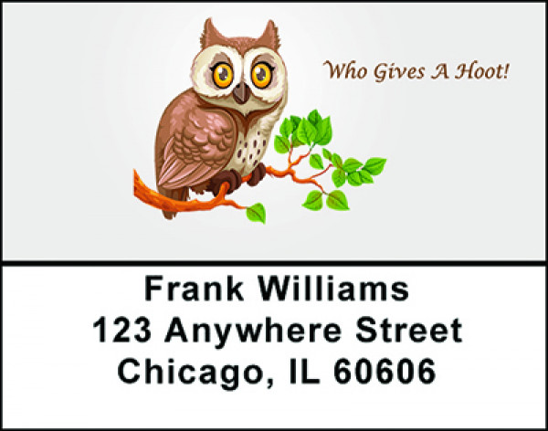 Wise Owl Address Labels | LBBAP-56