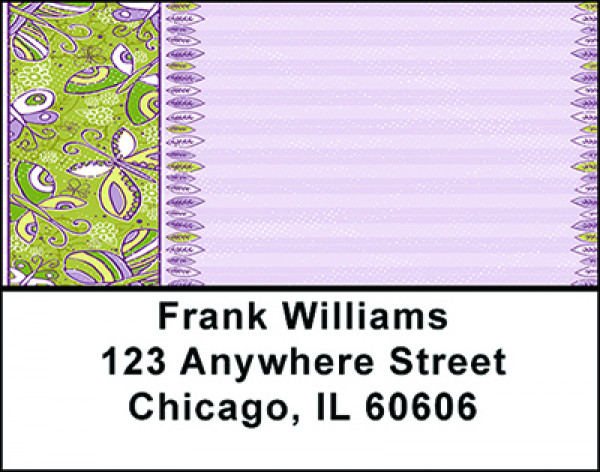 Butterflies - Feathers Address Labels | LBBAP-74