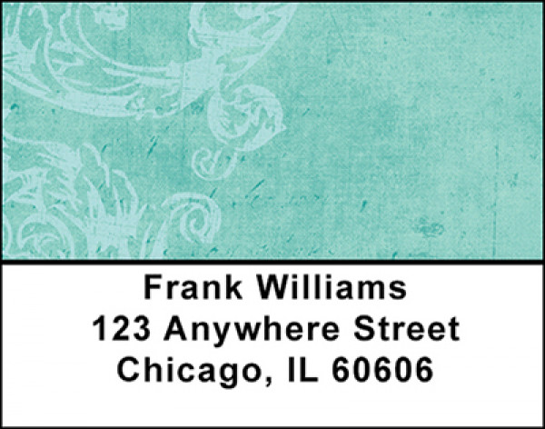 Vintage Blue Address Labels | LBBAQ-18
