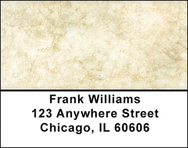 Ivory Marbled Parchment Address Labels | LBBAQ-33