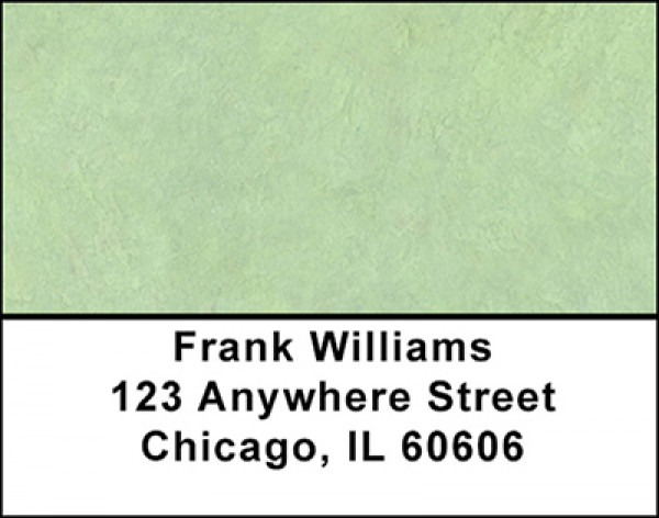 Green with Borders Address Labels | LBBAQ-37