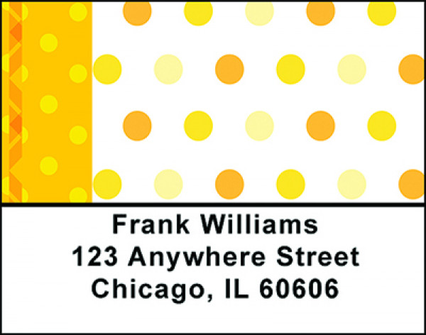 Gold Dots Galore Address Labels | LBBAQ-46
