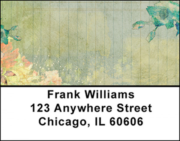 Floral Vintage Address Labels | LBBAQ-55