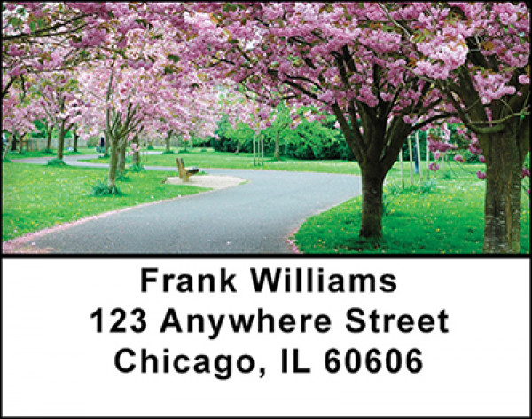 Flowering Trees Address Labels | LBBAQ-63