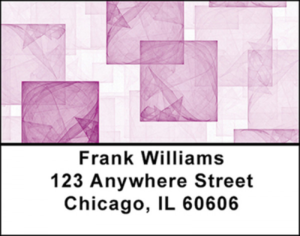 Hollyhock Cubes Address Labels | LBBAQ-95