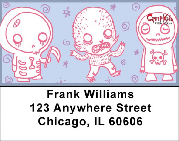 Creep Kids by Dr. Krinkles Address Labels | LBDRK-05
