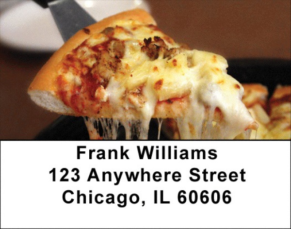 Pizza Address Labels | LBFOD-48