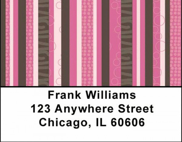 Chocolate Address Labels | LBGEO-13