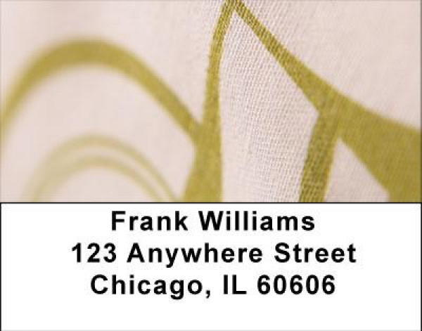 Asian Weave Address Labels | LBGEO-76