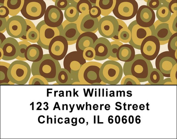 Retro Pitted Olives Address Labels | LBGEP-47