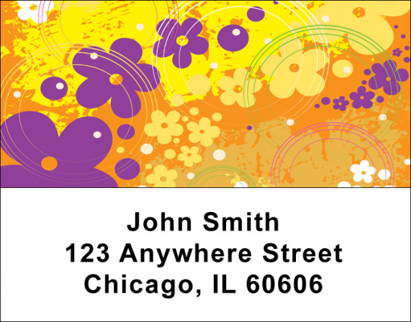 Aloha Flowers Address Labels | LBGEP-51