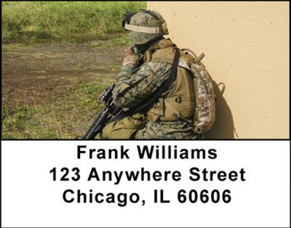 Desert Fighters Address Labels | LBMIL-01