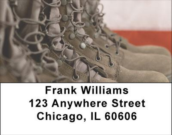Boots On The Ground Address Labels | LBMIL-07