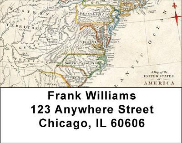 Historical East Coast Address Labels | LBMIL-13