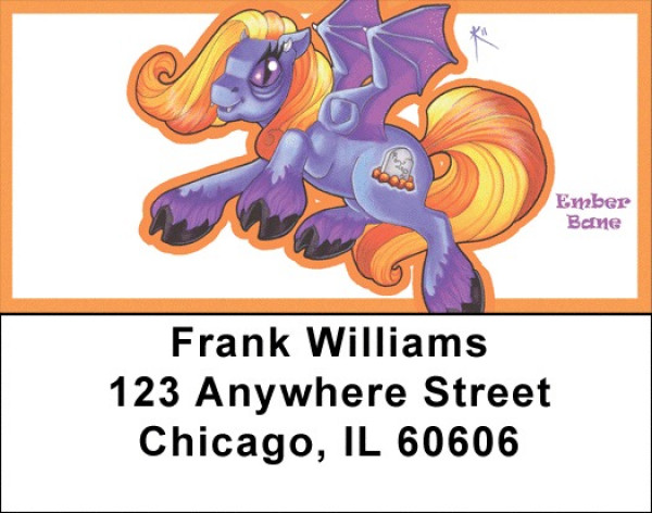 Flighty By Little Demon Address Labels | LBMLD-16