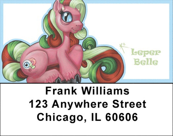 Pink Demons By Little Demon Address Labels | LBMLD-19
