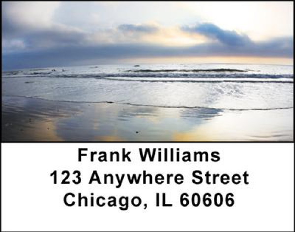 Silver Lining Address Labels | LBNAT-15