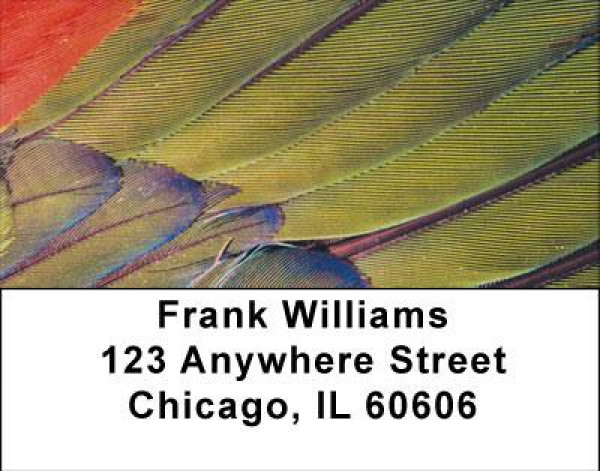 Feather Me Address Labels | LBNAT-24