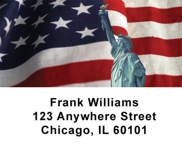 Lady Liberty Address Labels | LBPAT-04