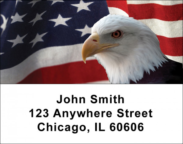 Soaring Over America Address Labels | LBPAT-08