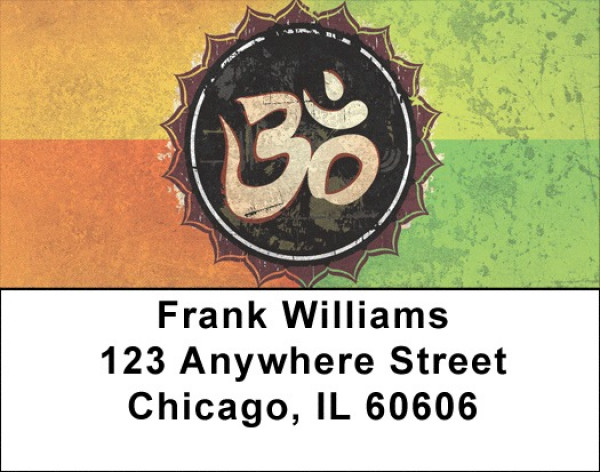 Hinduism Symbol Address Labels | LBREL-42