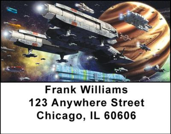 Space Cruisers Address Labels | LBSPA-01