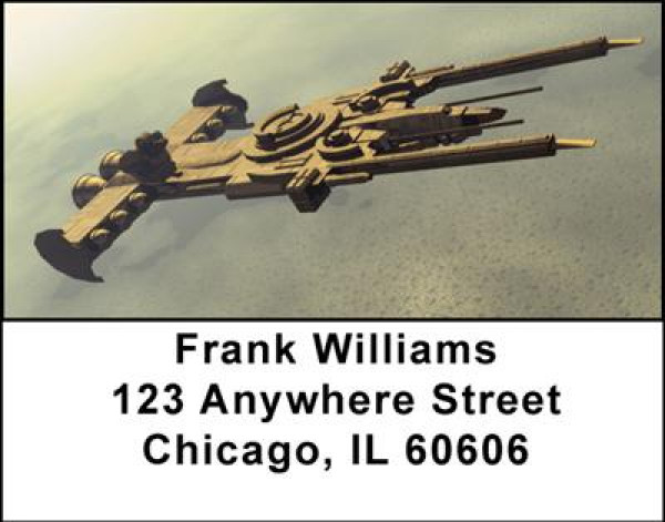 More Space Cruisers Address Labels | LBSPA-06