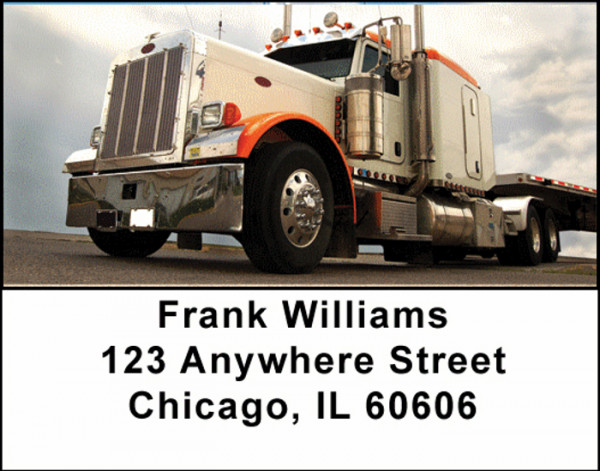 Big Pete Trucks Address Labels | LBTRA-17
