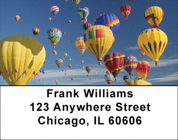Hot Air Ballons Address Labels | LBTRA-42