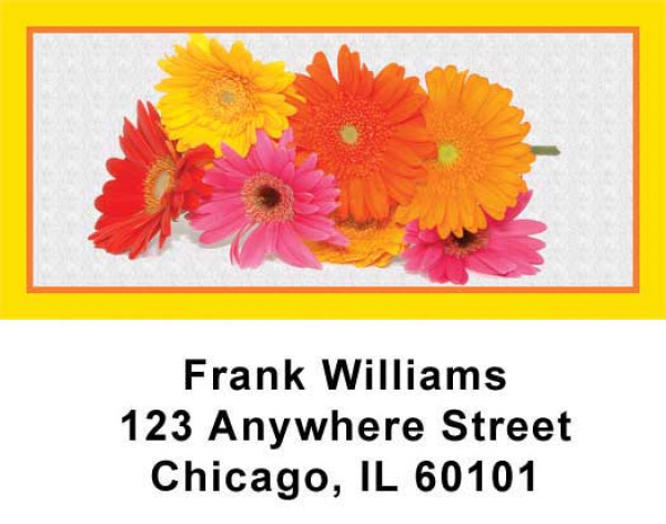 Dasies Address Labels | LBVAL-12
