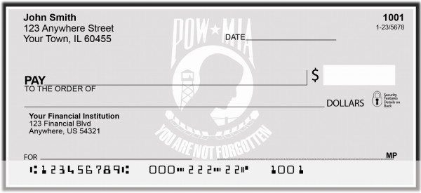 POW MIA Personal Checks | PAT-18